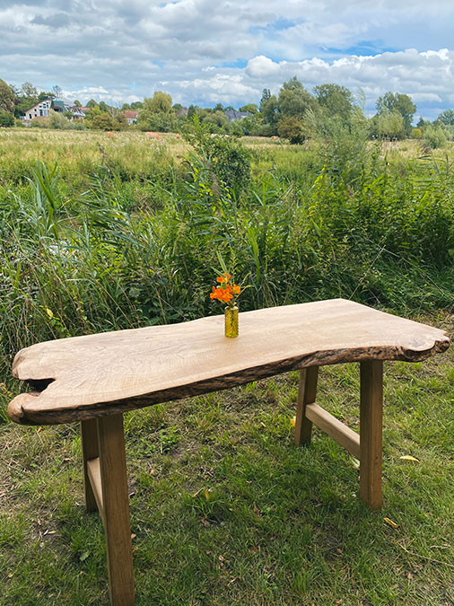 Eichenholztisch