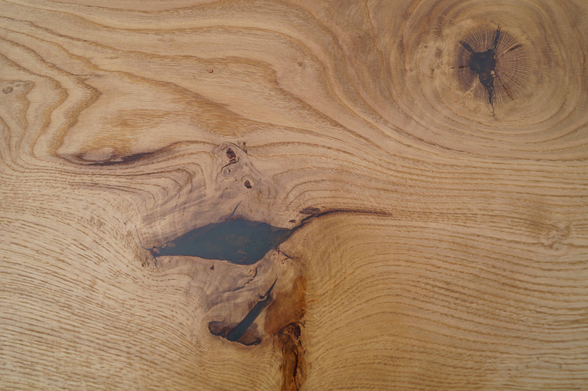 Detailfoto des Epoxidharzes