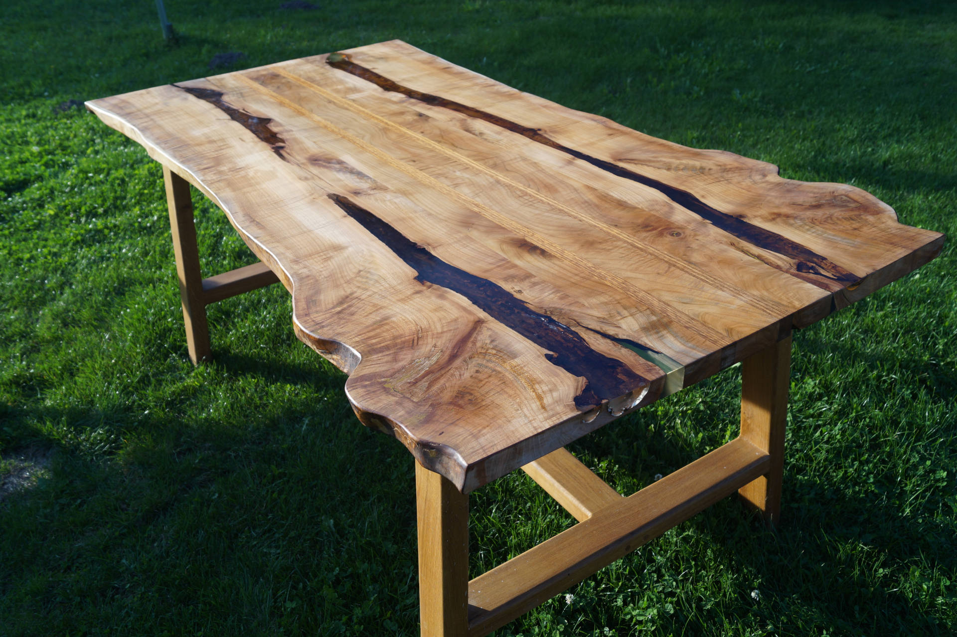 Ameisennest mit Epoxidharz gegossen